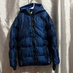 Champion Navy Puffer Jacket for Kids